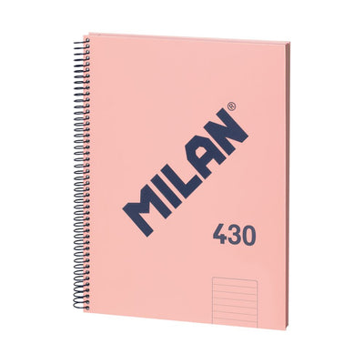 CAIET A4 80 FILE DR SPIRA MILAN ROZ 430 57142E80P