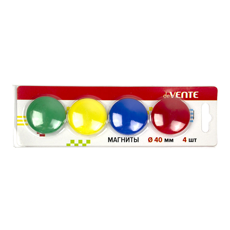 Magneti pentru tabla Ø40, 4 buc/blister
