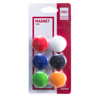MAGNETI WHITEBOARD 30MM 6 BUC/SET DELI