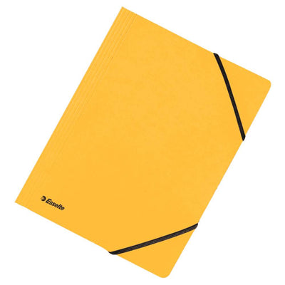 MAPA CARTON CU ELASTIC LUX GALBENA ESSELTE