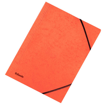 MAPA CARTON CU ELASTIC LUX PORTOCALIE ESSELTE