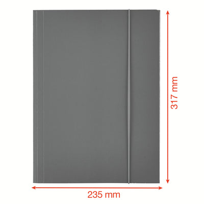 MAPA CARTON CU ELASTIC ROSU ECONOMY ESSELTE
