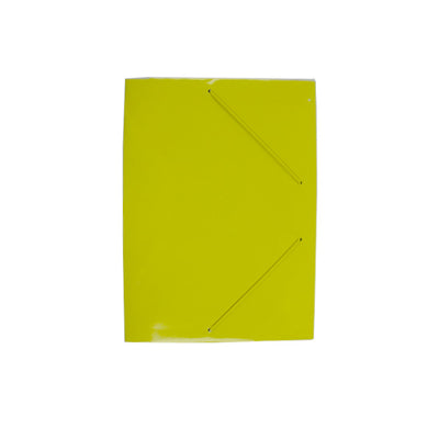 Mapa carton lucios galben  A4 (320*235mm) 400g cu elastic EVOffice
