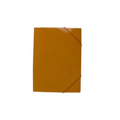 Mapa carton lucios portocaliu A4 (320*235mm) 400g cu elastic EVOffice