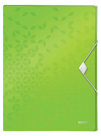 MAPA PLASTIC CU BURDUF 30MM VERDE WOW LEITZ