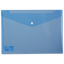 MAPA PLASTIC CU BUTON A4 ALBASTRA DELI