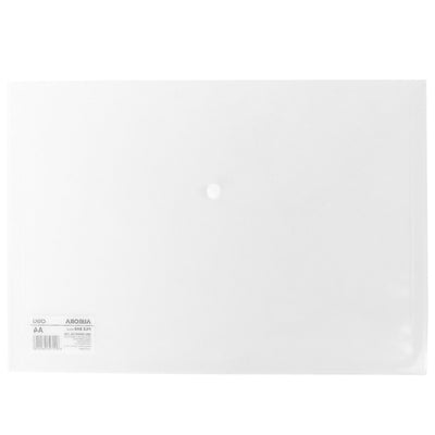 MAPA PLASTIC CU BUTON A4 TRANSPARENTA DELI