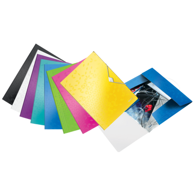 MAPA PLASTIC CU ELASTIC TURCOAZ METALIZAT WOW LEITZ