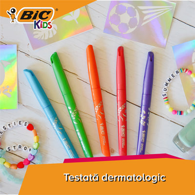 MARKER TATTOO KIDS SET 5 MARKERE + 10 SABLOANE BIC