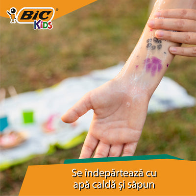 MARKER TATTOO KIDS SET 5 MARKERE VARF STAMPILA BIC