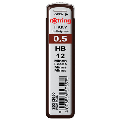 Mina creion mecanic 0.5 HB Rotring 12buc/set