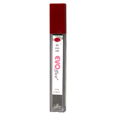 Mina creion mecanic 0.7mm HB 12 buc/cut EVOffice