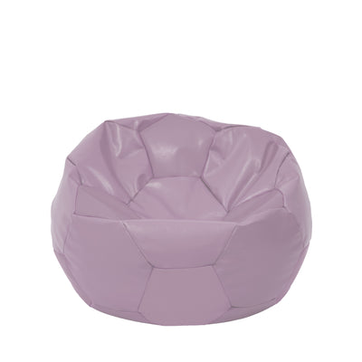 Fotoliu puf Mondo Ball - imitatie piele - mov