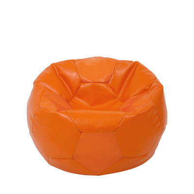 Fotoliu puf Mondo Ball - imitatie piele - portocaliu
