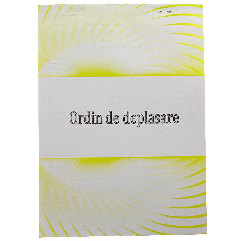 Ordin de deplasare A5 fata-verso