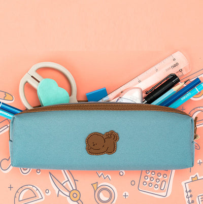 PENAR ETUI TUBULAR CULORI ASORTATE CUTE DOG DELI