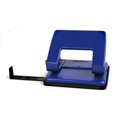 Perforator metalic 30 coli albastru EVOffice