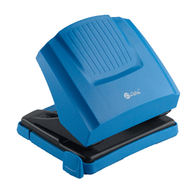 Perforator plastic cu rezistenta mare la impact, 30 coli albastru Willgo