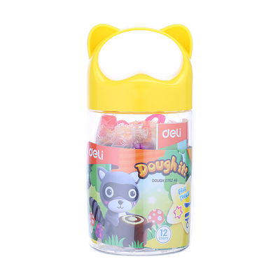 PLASTILINA SOFT AIRDRY GALETUSA 12 CULORI 140G DELI