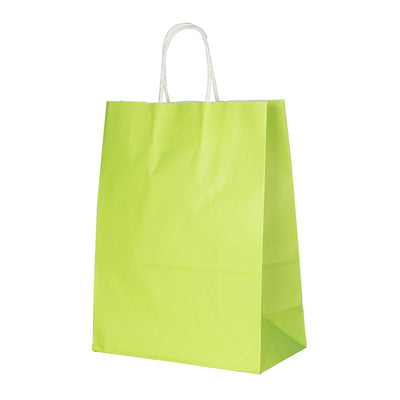 Punga carton 150g kraft 26*33*12 cm -verde deschis