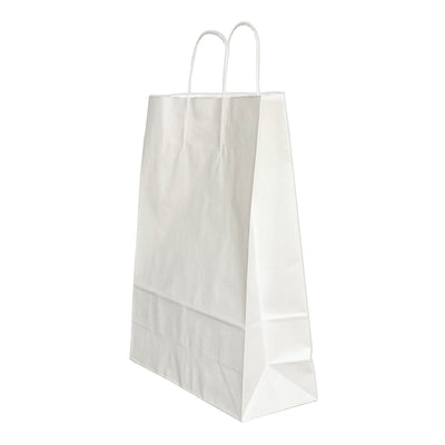 PUNGA HARTIE MANER RASUCIT 22 x 10 x 31 CM ALB/ALB PAPIROTI