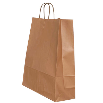 PUNGA HARTIE MANER RASUCIT 32 x 12 x 41 CM CUPRU/ALB PAPIROTI