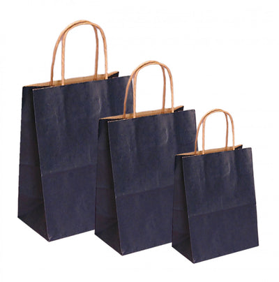PUNGI HARTIE 32X12X41CM ALBASTRU INCHIS