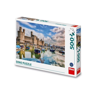 Puzzle 500 piese, Castelul Caernarfon - DINO TOYS