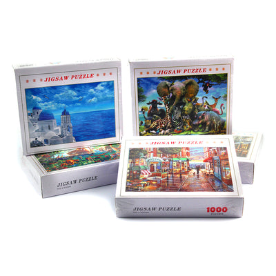 Puzzle din cartonon, 1000 piese diverse modele EVOffice