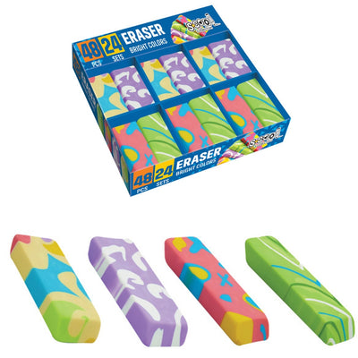 Radiera multicolora, 2 buc/set - S-COOL