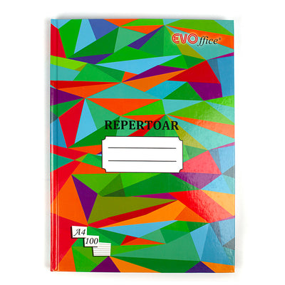 Registru repertoar A4 coperti cartonate  100 file dictando EVOffice