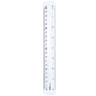 RIGLA 20CM TRANSPARENTA DELI