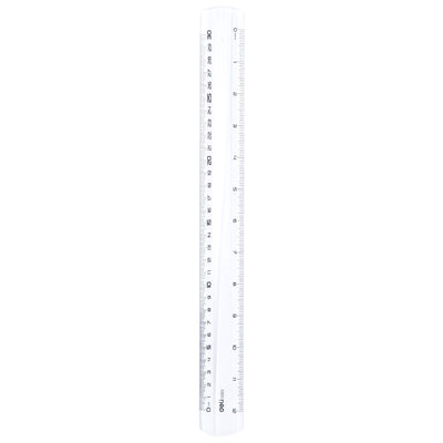 RIGLA 30 CM TRANSPARENTA DELI
