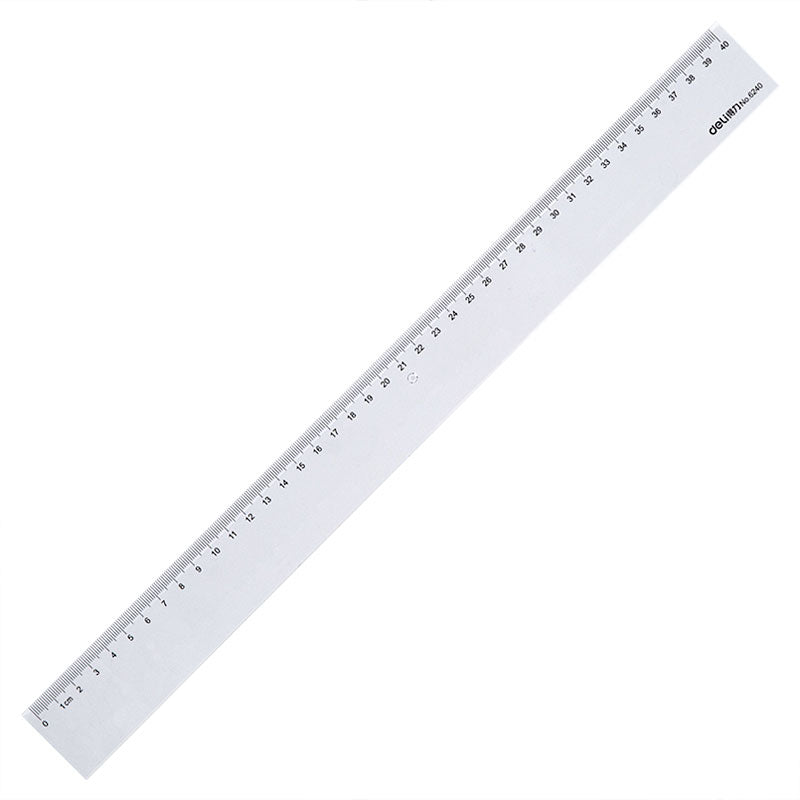 RIGLA 40CM TRANSPARENTA DELI
