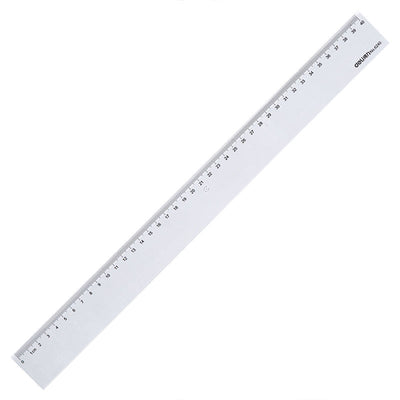 RIGLA 40CM TRANSPARENTA DELI