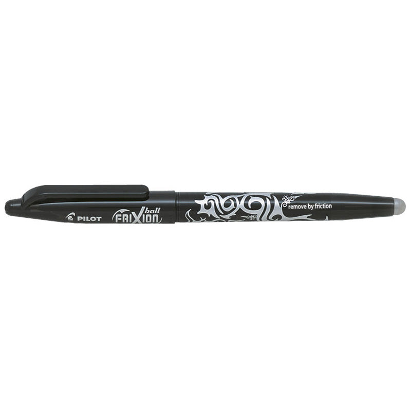 Roller gel, 0.7mm, cu radiera de stergere Frixion Ball Pilot - negru