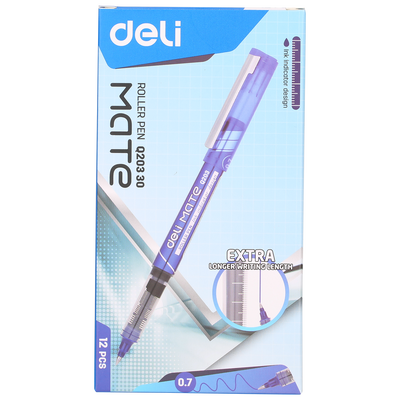 ROLLER FREE INK 0.7MM ALBASTRU DELI