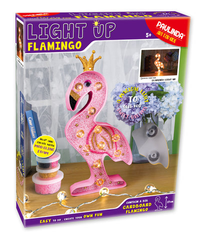 Set creatie spuma modelare si leduri flamingo Paulinda