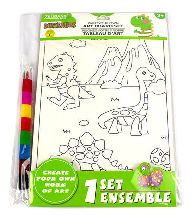 Set de colorat, coli colorat ambele fete, creioane cerate EVOffice