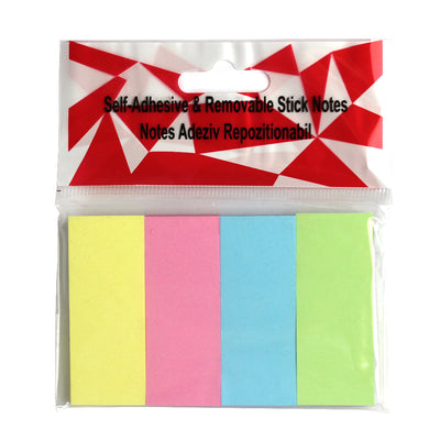 Stick index hartie 20*50 mm, 4 culori pastel 50 file EVOffice