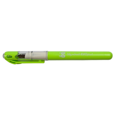 Stilou plastic scolar verde cu patron cerneala EVOffice