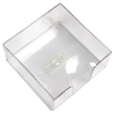 Suport plastic transparent clar cub hartie 9*9*4.5 cm Ark