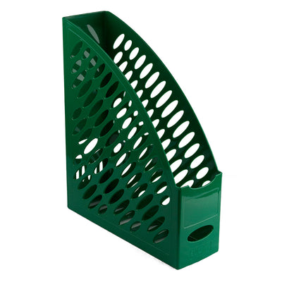 Suport plastic vertical documente verde 8 cm latime Ark