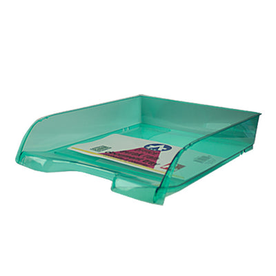 Tavita plastic documente transparent verde Ark