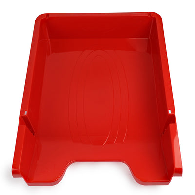 Tavita plastic documente rosu EVOffice
