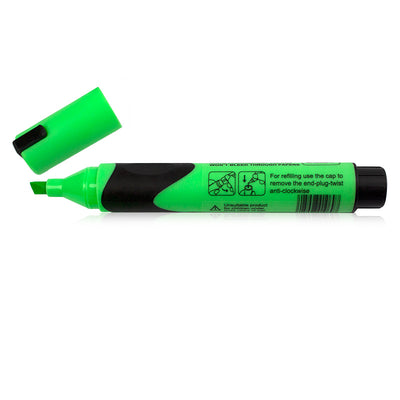 Textmarker verde cu grip Willgo