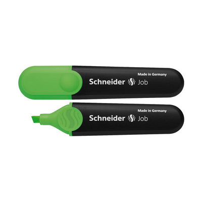 Textmarker  verde Schneider Job