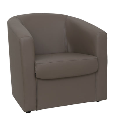 Fotoliu Tudor imitatie piele - taupe C006