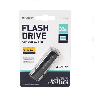 USB 3.0Ê Flash Drive 32GB Platinet