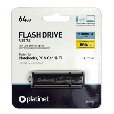 USB 3.2  Flash Drive 64GB Platinet